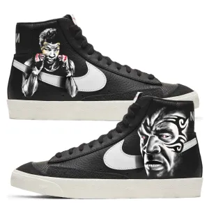 Nike Blazer Mid Sneakers | Black and White | "Iron Mike"