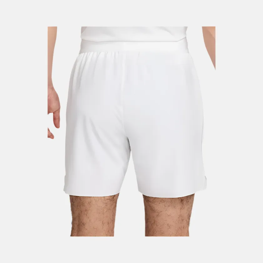Nike Court Advantage Men's Dri-FIT 6" Tennis Shorts - White/Black