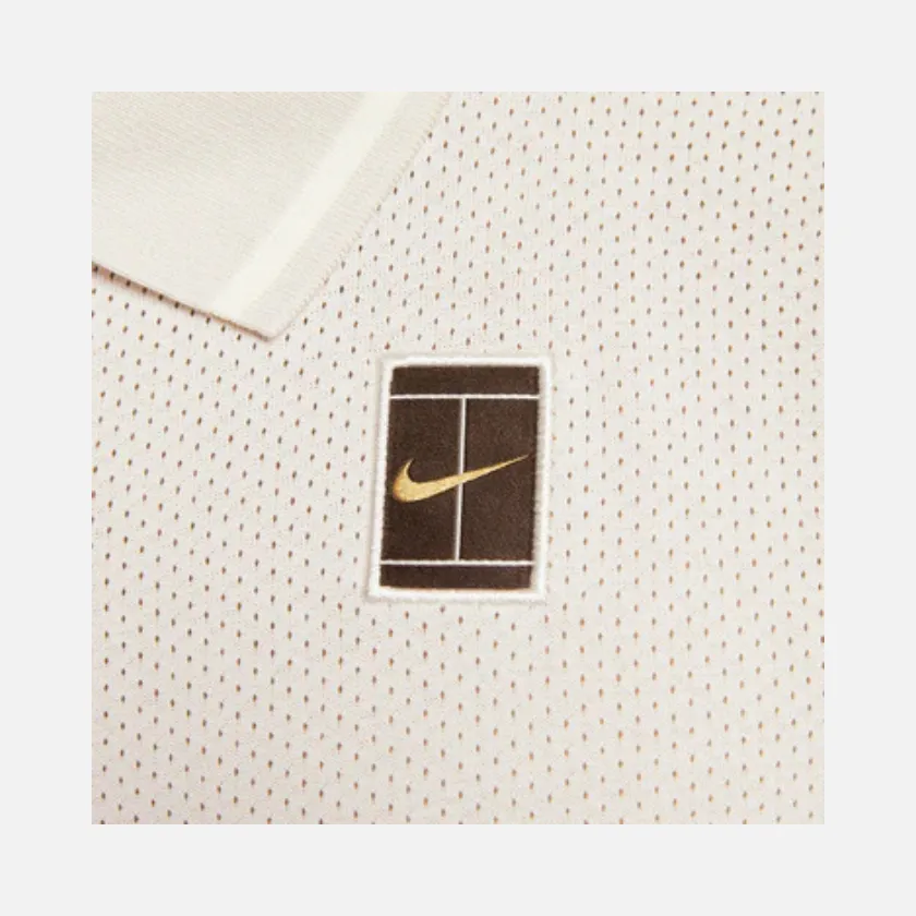 Nike Court Heritage Tennis Men's Polo T-shirt -OreWood Brown