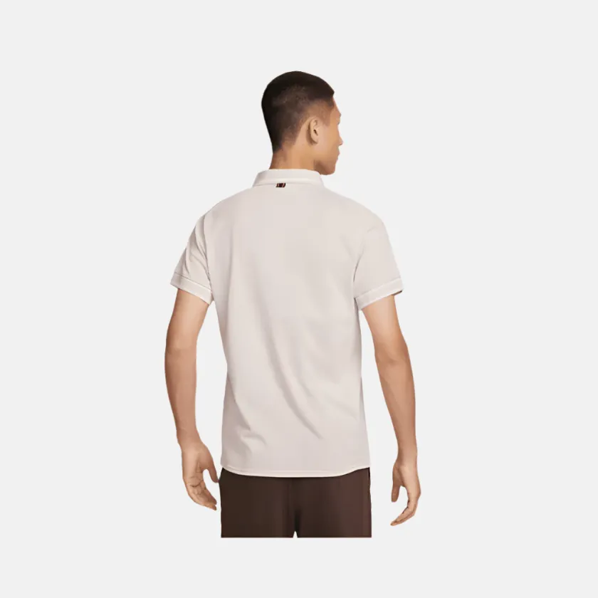Nike Court Heritage Tennis Men's Polo T-shirt -OreWood Brown