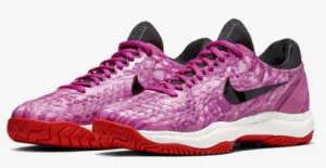 Nike Womens Zoom Cage 3 Tennis Shoes - Active Fuchsia/Psychic Pink