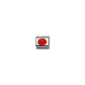 Nomination Composable Gold Orange Zirconia Link ~ 030601/026