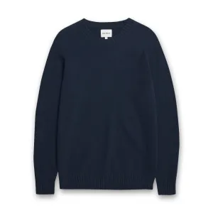 Norse Projects - Sigfred Cashmere Sweater in Dark Navy