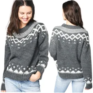 NWT Cupcakes and Cashmere Fair Isle Jasmine Sweater Oversized XS