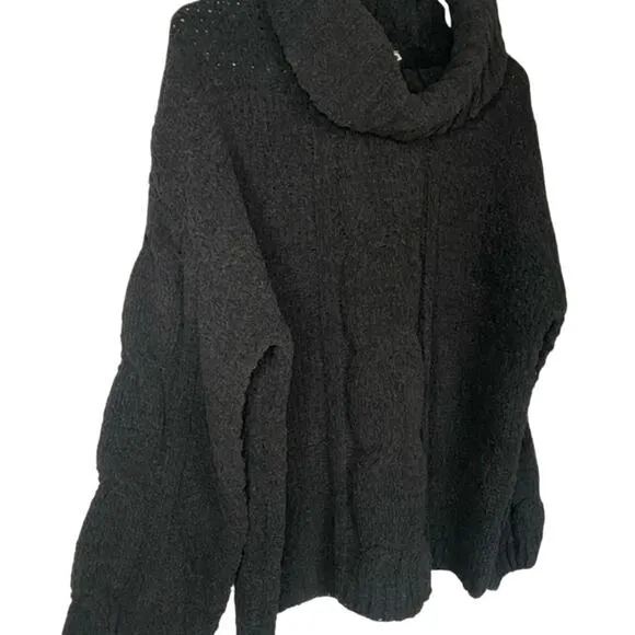 NWT Seven7 Chenille Cable Knit Cowl Neck Sweater