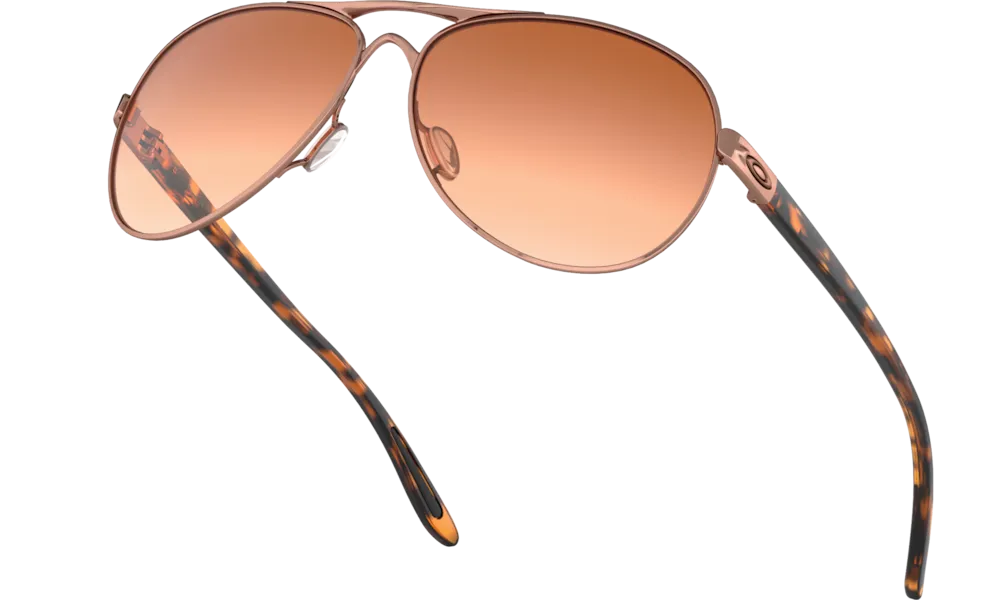 Oakley Feedback - Rose Gold with Vr50 Brown Gradient