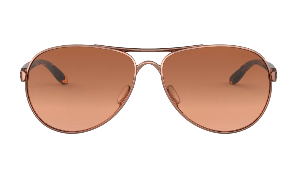 Oakley Feedback - Rose Gold with Vr50 Brown Gradient