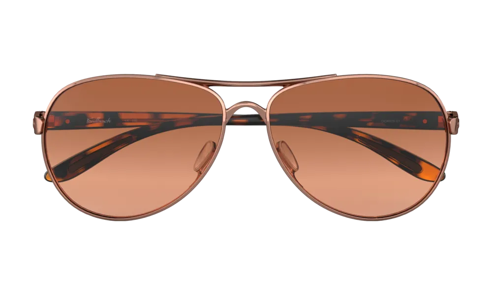 Oakley Feedback - Rose Gold with Vr50 Brown Gradient