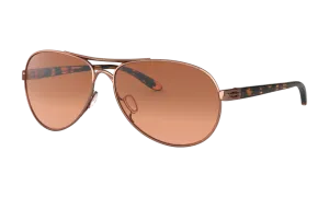 Oakley Feedback - Rose Gold with Vr50 Brown Gradient