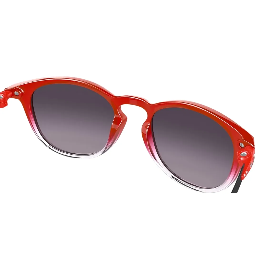 Oakley Pitchman R Fabio Quartararo Collection Sunglasses - Red Fade/Prizm Grey Gradient