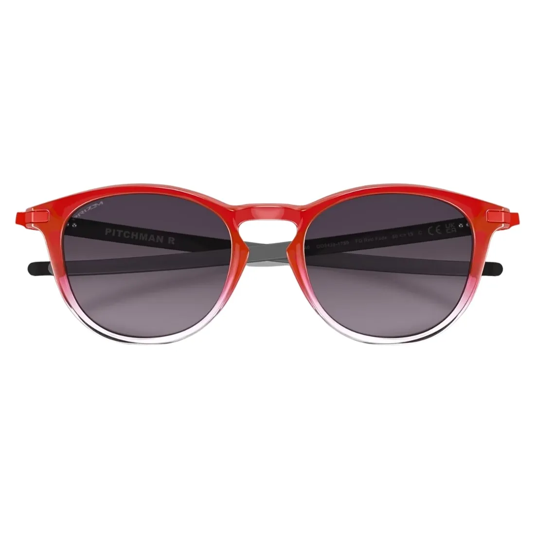 Oakley Pitchman R Fabio Quartararo Collection Sunglasses - Red Fade/Prizm Grey Gradient