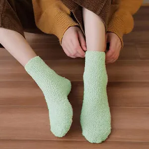 OCW Fuzzy Wool Socks Warm Winter Unisex Stockings