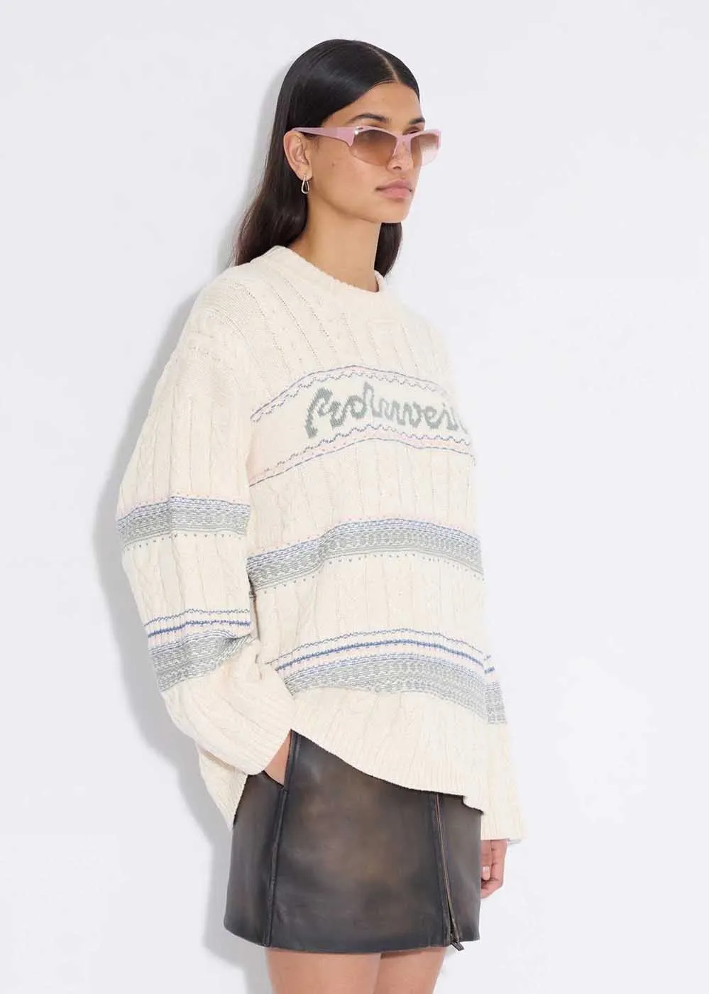 Off-White Logo Knit Sweater