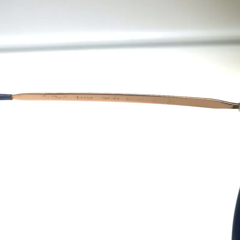 Oliver Peoples Remick Mirrored Aviator Sunglasses Dark Blue OV5349S 156696