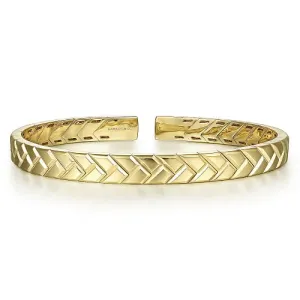 Open Herringbone Cuff