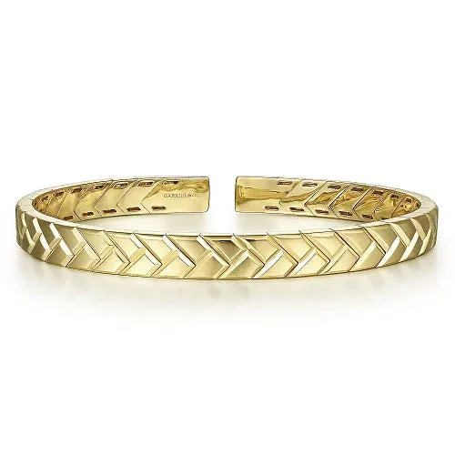 Open Herringbone Cuff
