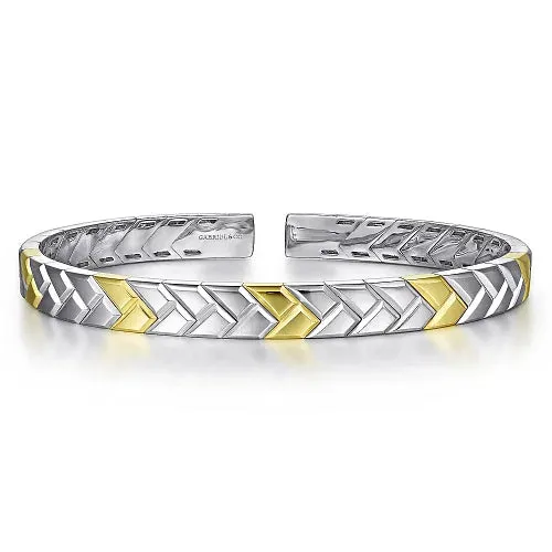 Open Herringbone Cuff