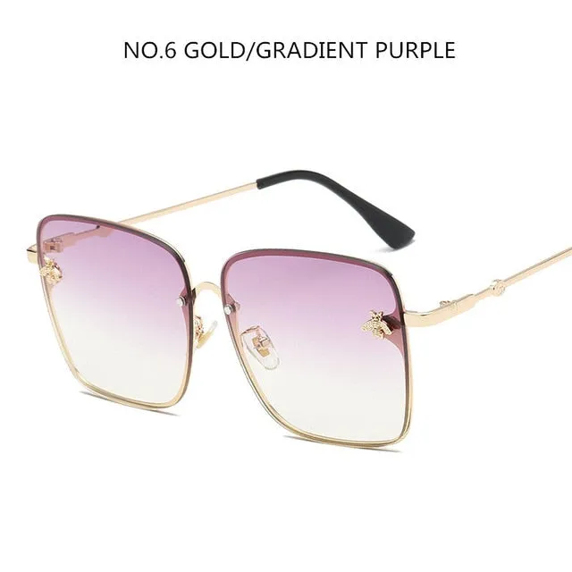 Oversize Square Sunglasses Men/Women  Luxury Designer Female Shades