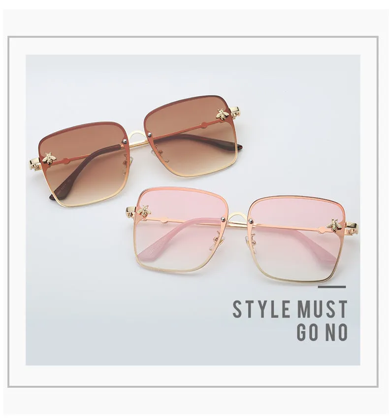 Oversize Square Sunglasses Men/Women  Luxury Designer Female Shades