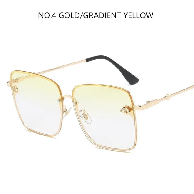 Oversize Square Sunglasses Men/Women  Luxury Designer Female Shades