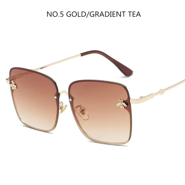 Oversize Square Sunglasses Men/Women  Luxury Designer Female Shades