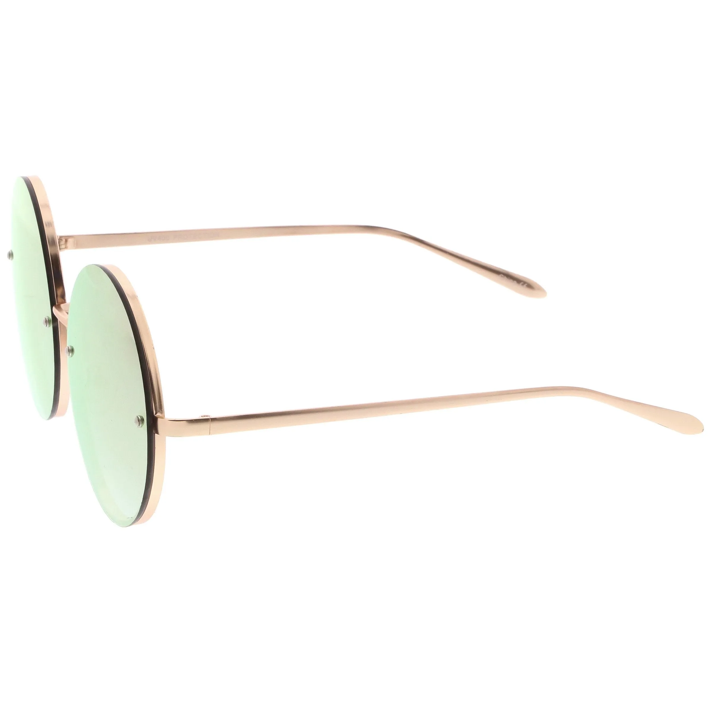 Oversize Women's Modern Mirrored Flat Lens Sunglasses A897