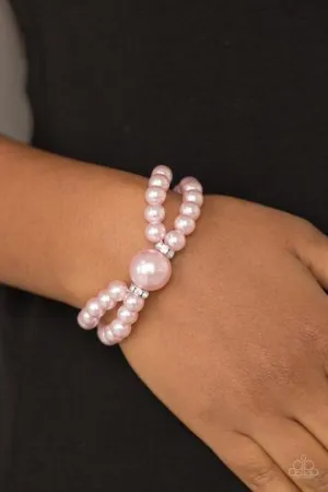 Paparazzi - Romantic Redux - Pink Pearl Bracelet