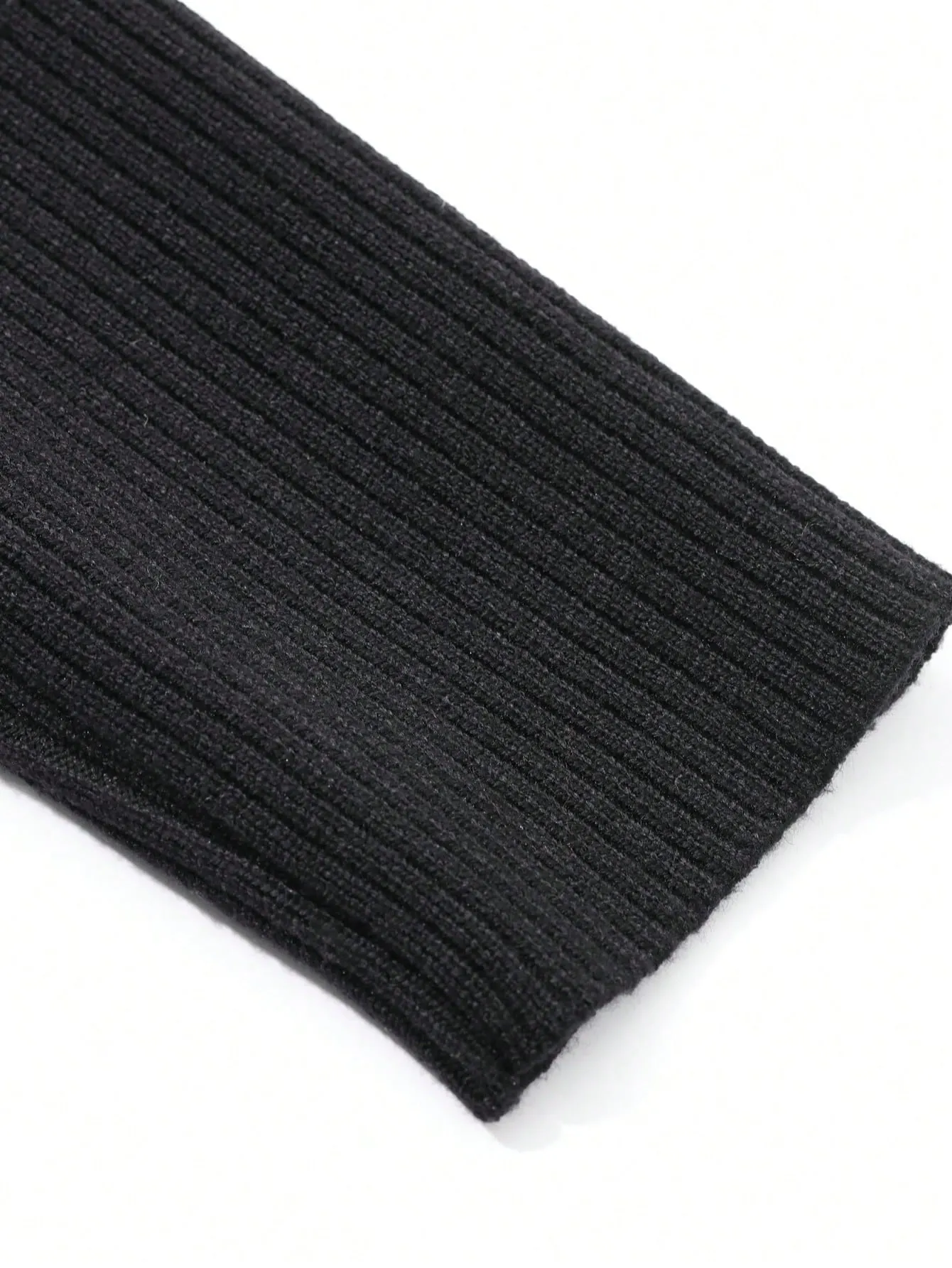 Parien Wrap Hollow Out Fitted Sweater Dress