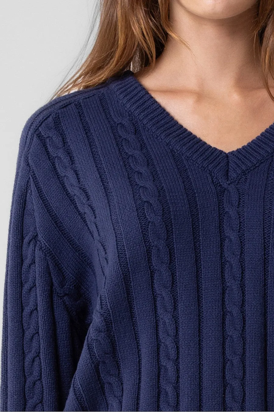Penny Cable Knit Sweater