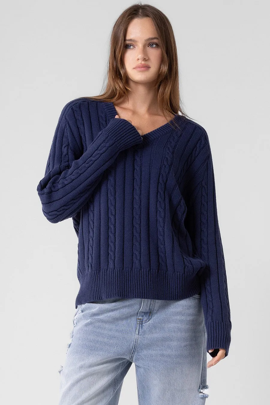Penny Cable Knit Sweater