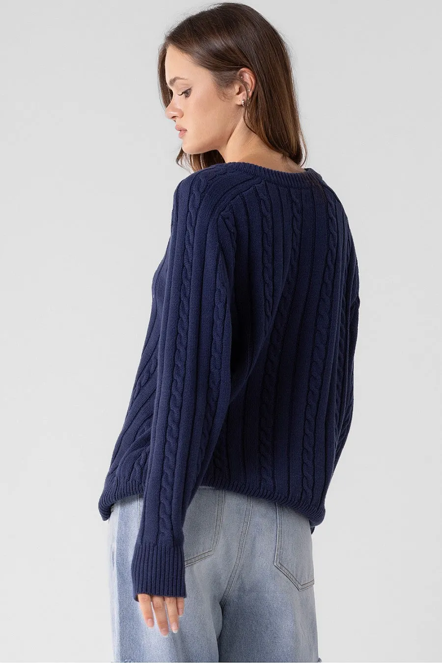 Penny Cable Knit Sweater