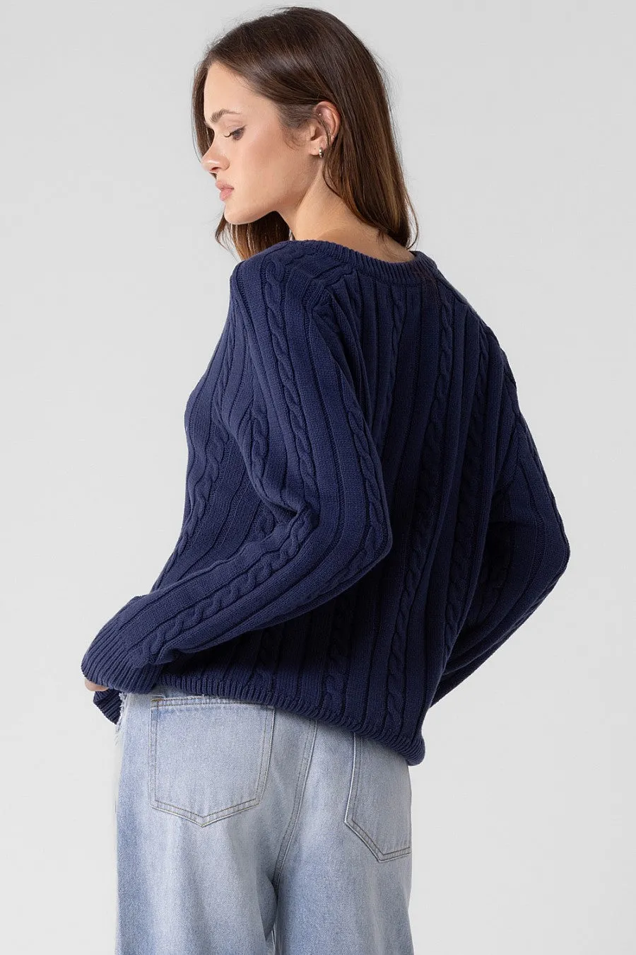 Penny Cable Knit Sweater