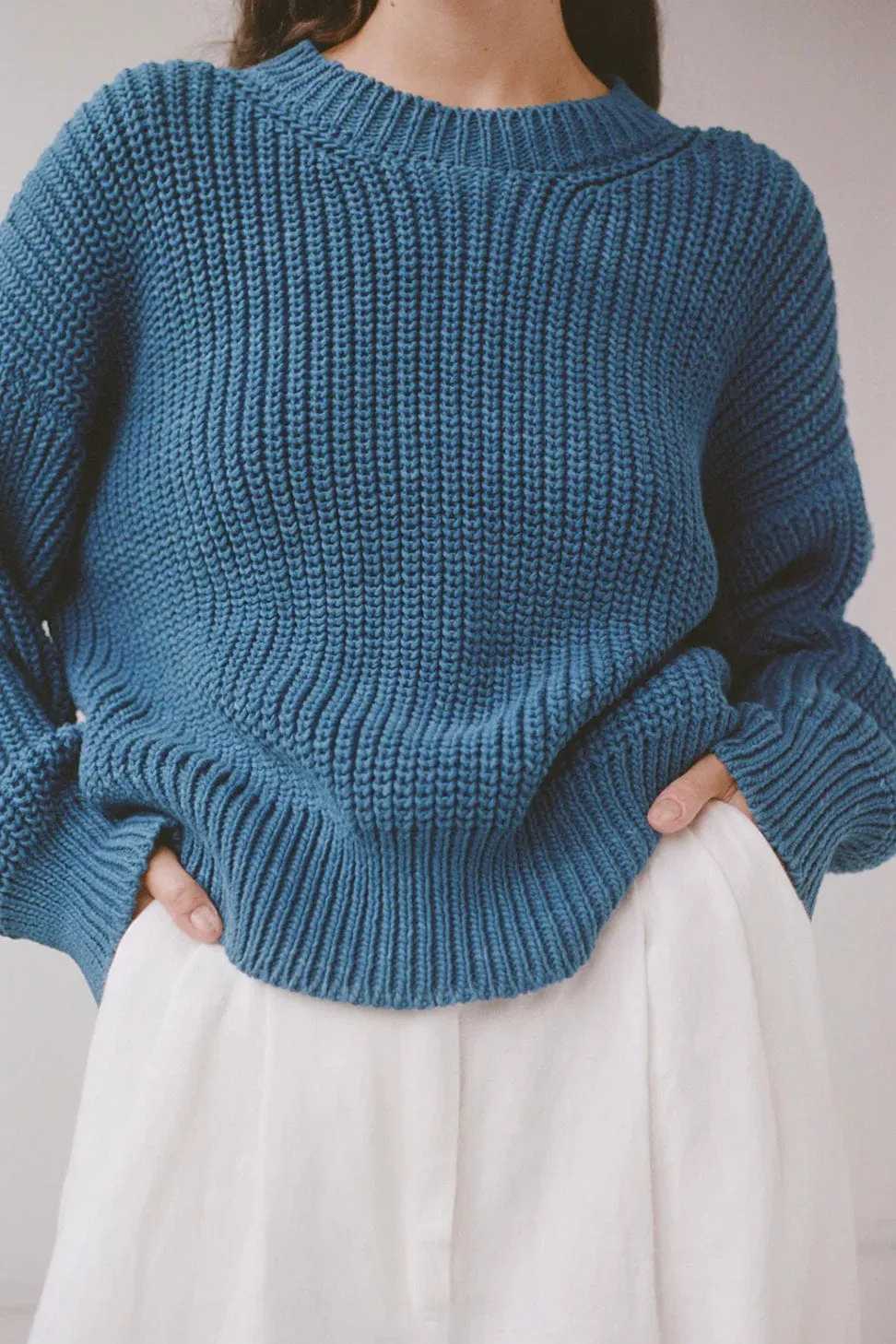 Perle Sweater | Indigo