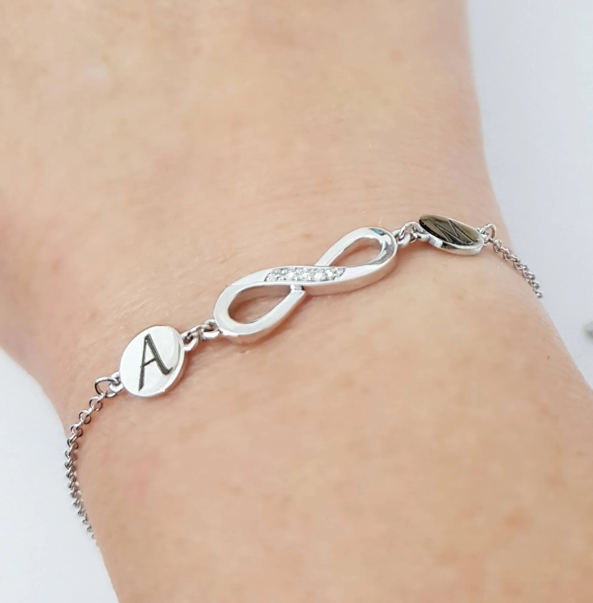 Personalized Initial Diamond Bracelets