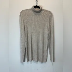 Peruvian Connection Cable Knit Turtleneck Sweater