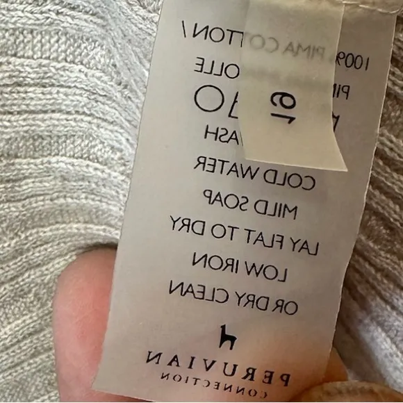 Peruvian Connection Cable Knit Turtleneck Sweater