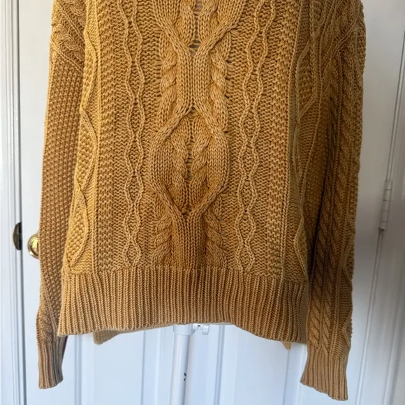 “PILCRO”  Anthropologie Joni Cable Knit Sweater