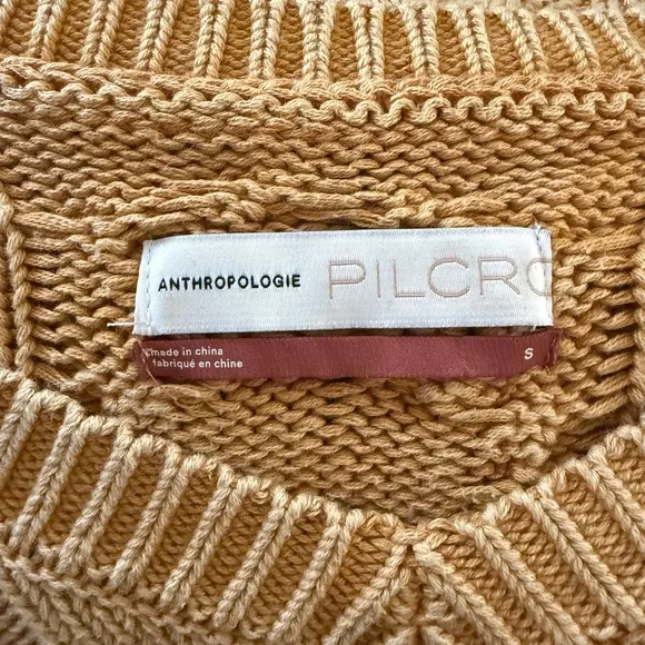 “PILCRO”  Anthropologie Joni Cable Knit Sweater