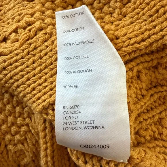 “PILCRO”  Anthropologie Joni Cable Knit Sweater