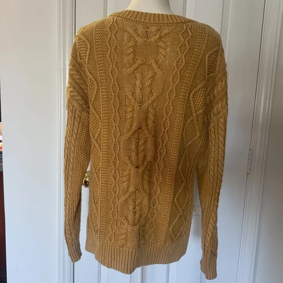 “PILCRO”  Anthropologie Joni Cable Knit Sweater
