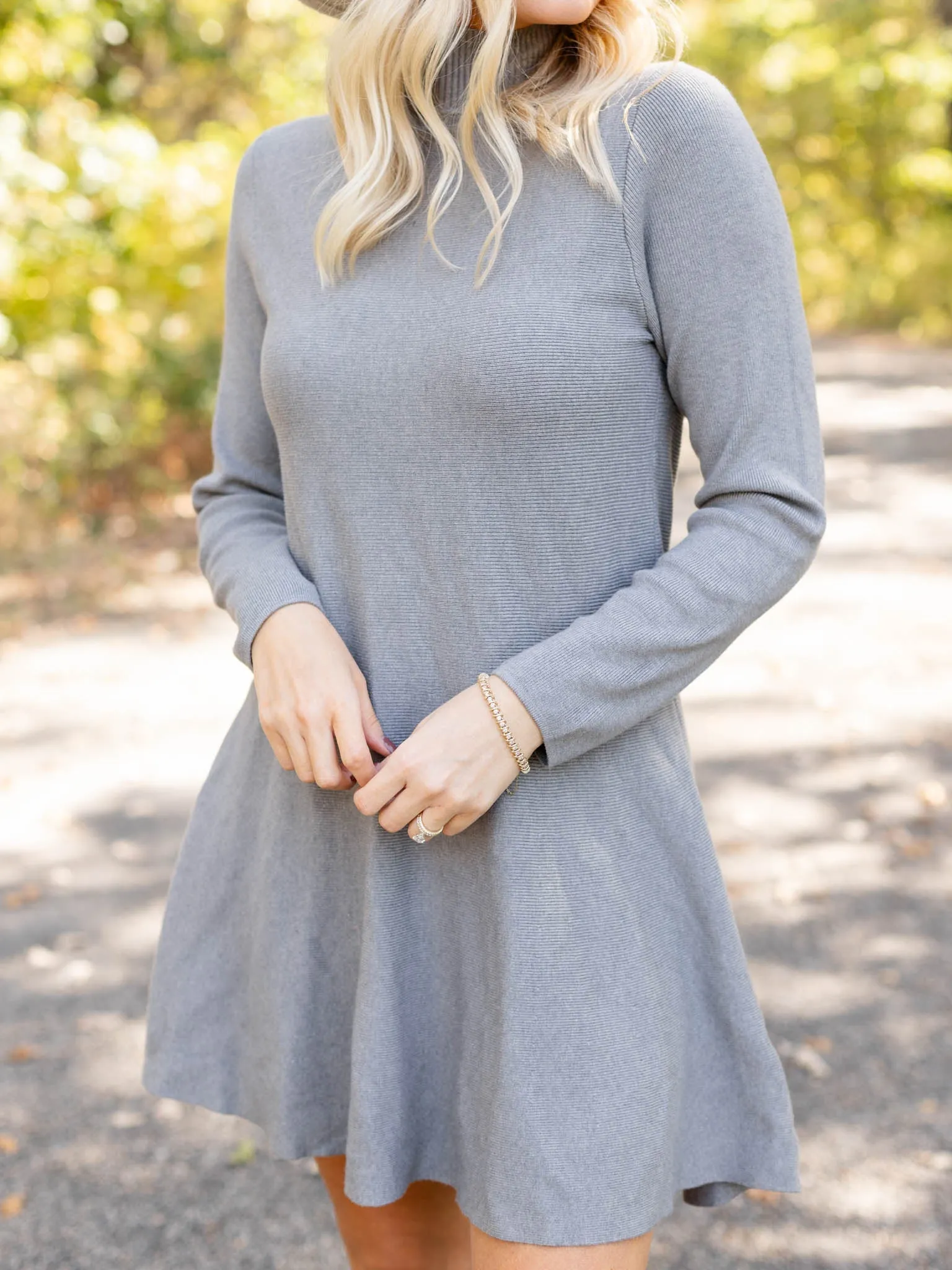 PINCH Mock Neck Sweater Dress