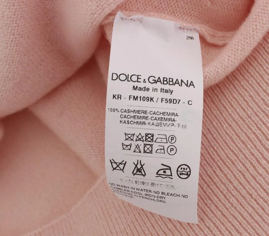Pink Cashmere AMORE Pearls Gold Sweater