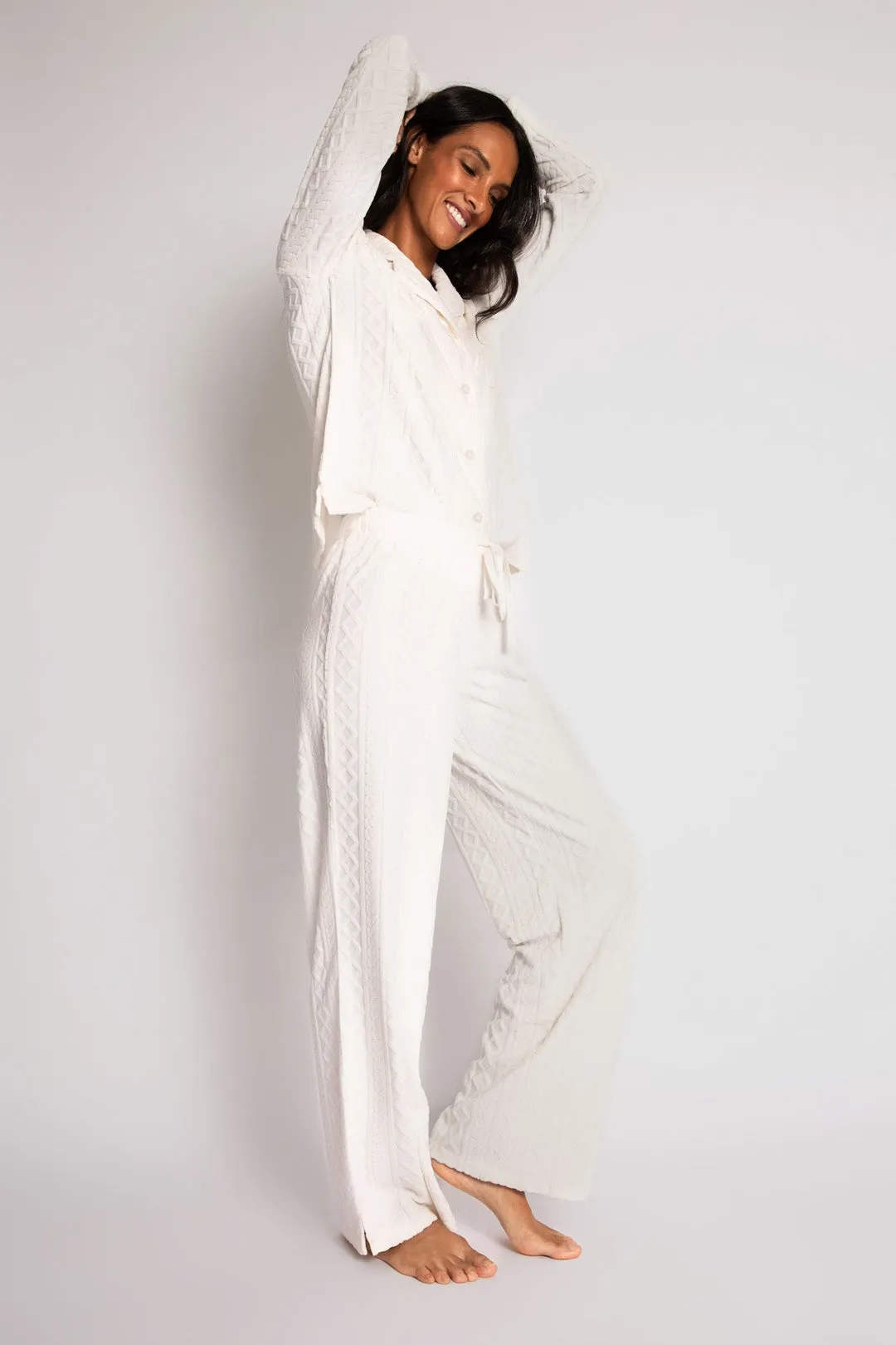 P.J. Salvage Very Terry Cable Crew Pant- RNVTP
