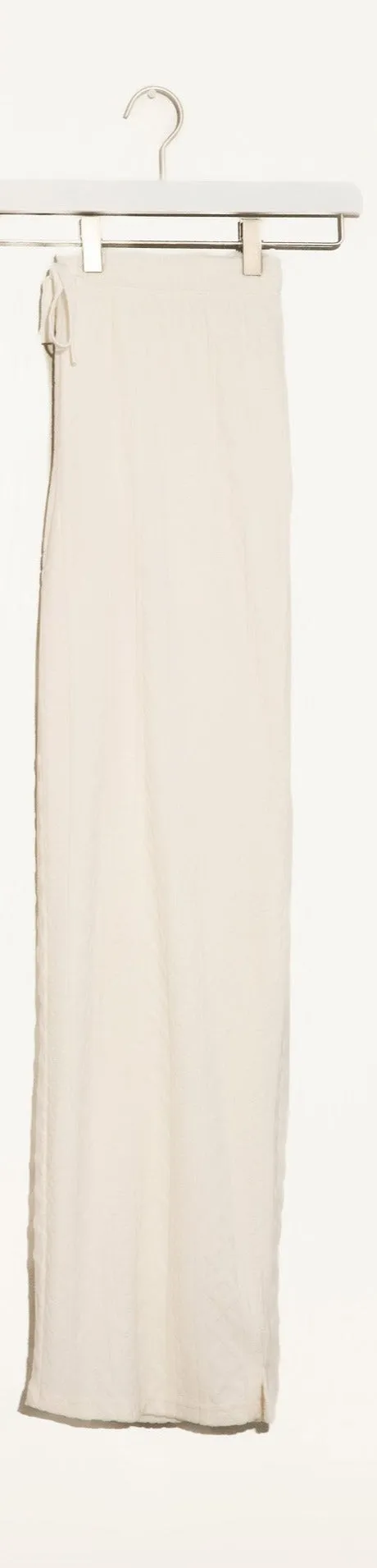 P.J. Salvage Very Terry Cable Crew Pant- RNVTP