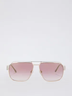 Plum Gradient Two Tone Sunglasses