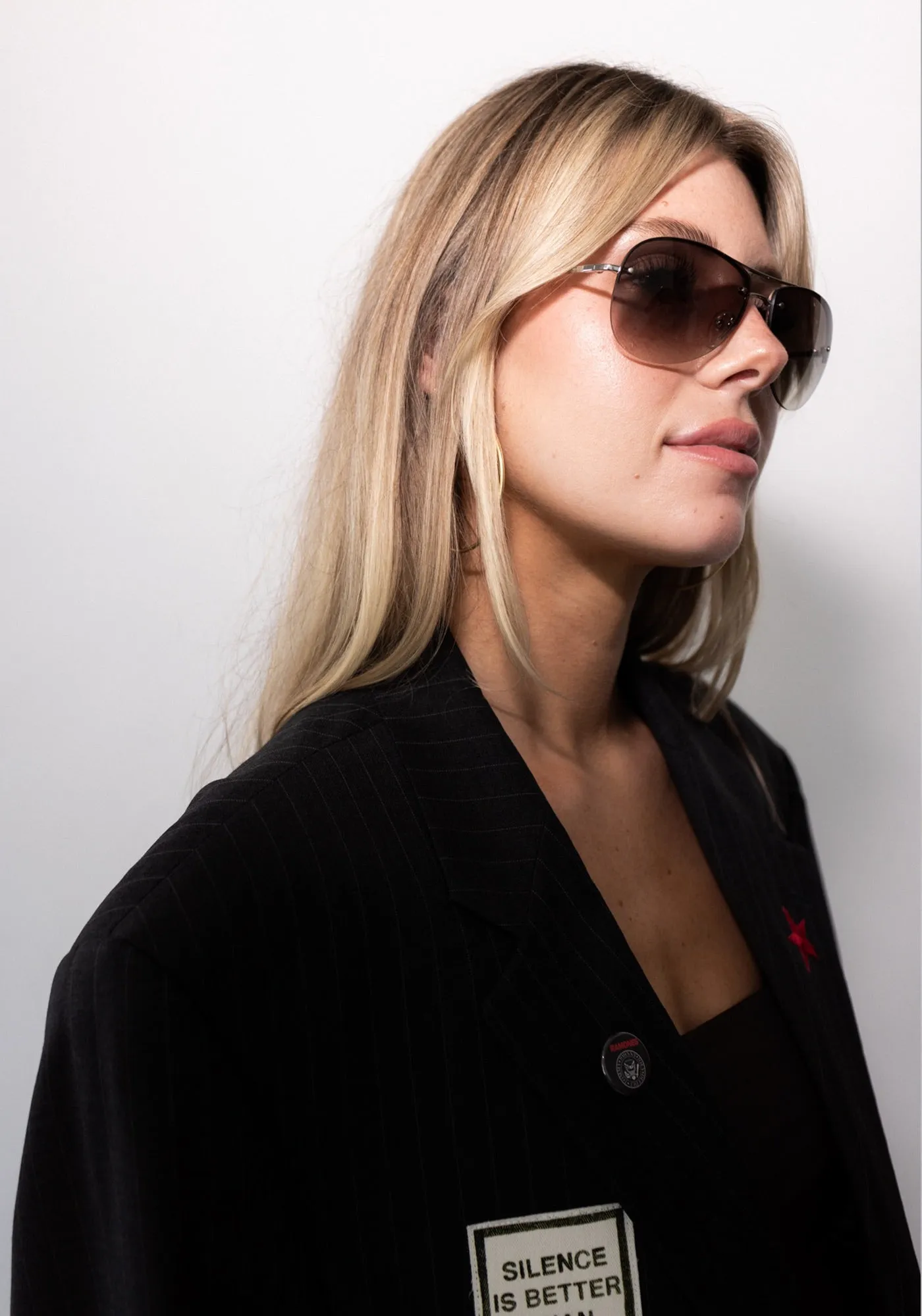 Prada Aviator Gradient Sunglasses