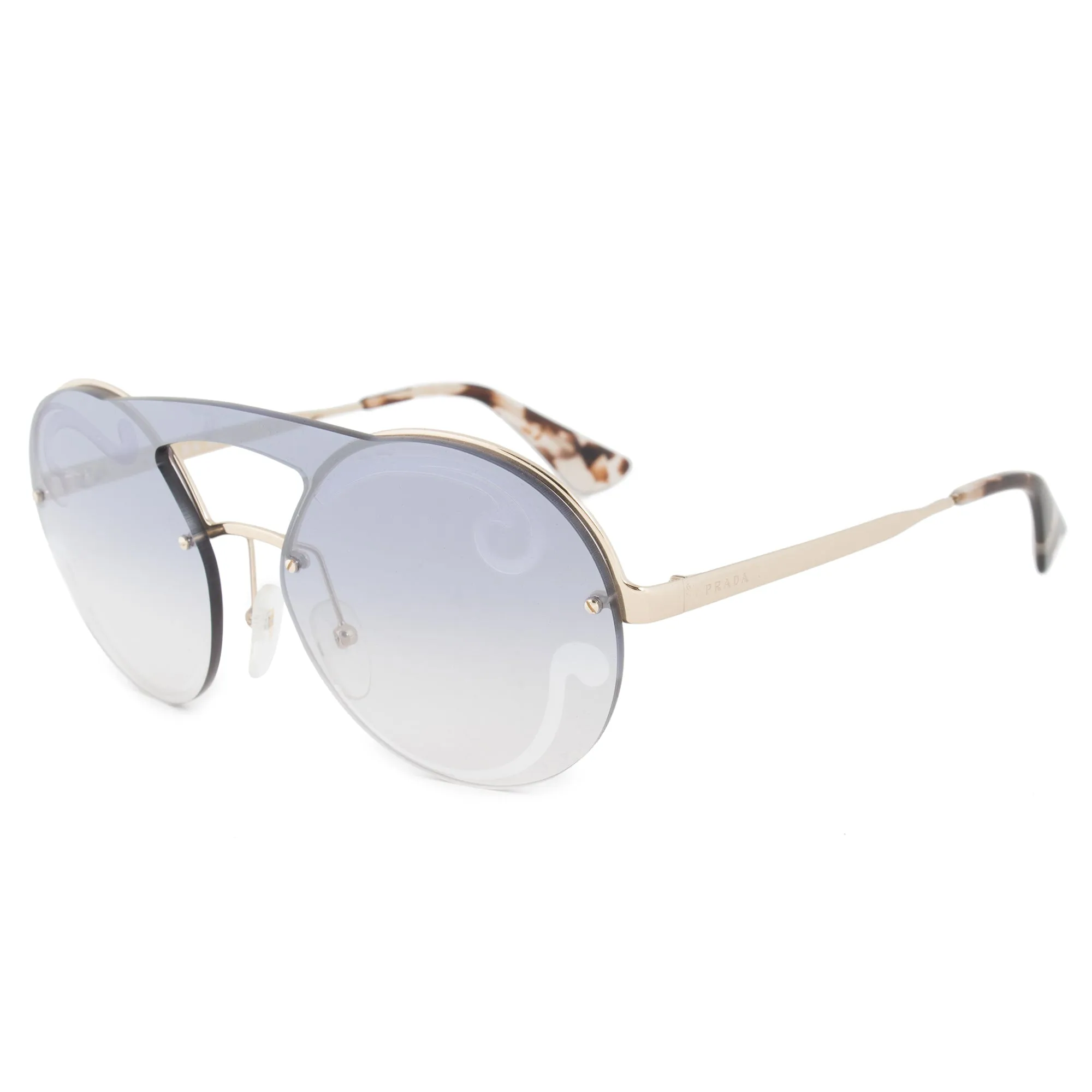 Prada Cinema Evolution Single Lens Round Sunglasses PR65TS ZVN0D0 36