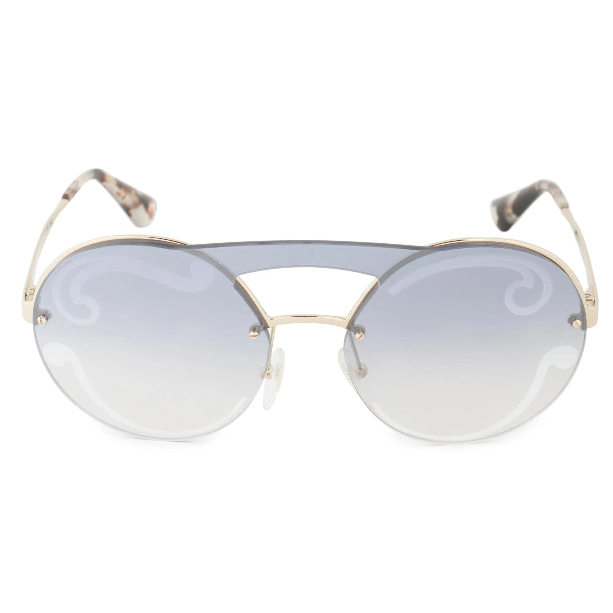 Prada Cinema Evolution Single Lens Round Sunglasses PR65TS ZVN0D0 36