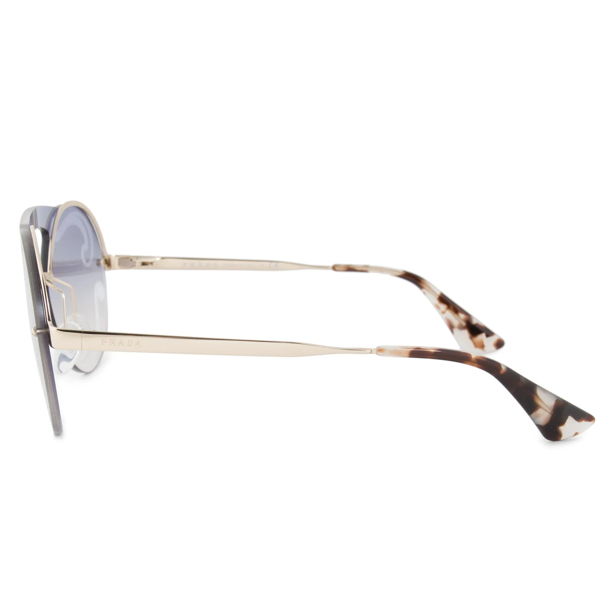 Prada Cinema Evolution Single Lens Round Sunglasses PR65TS ZVN0D0 36