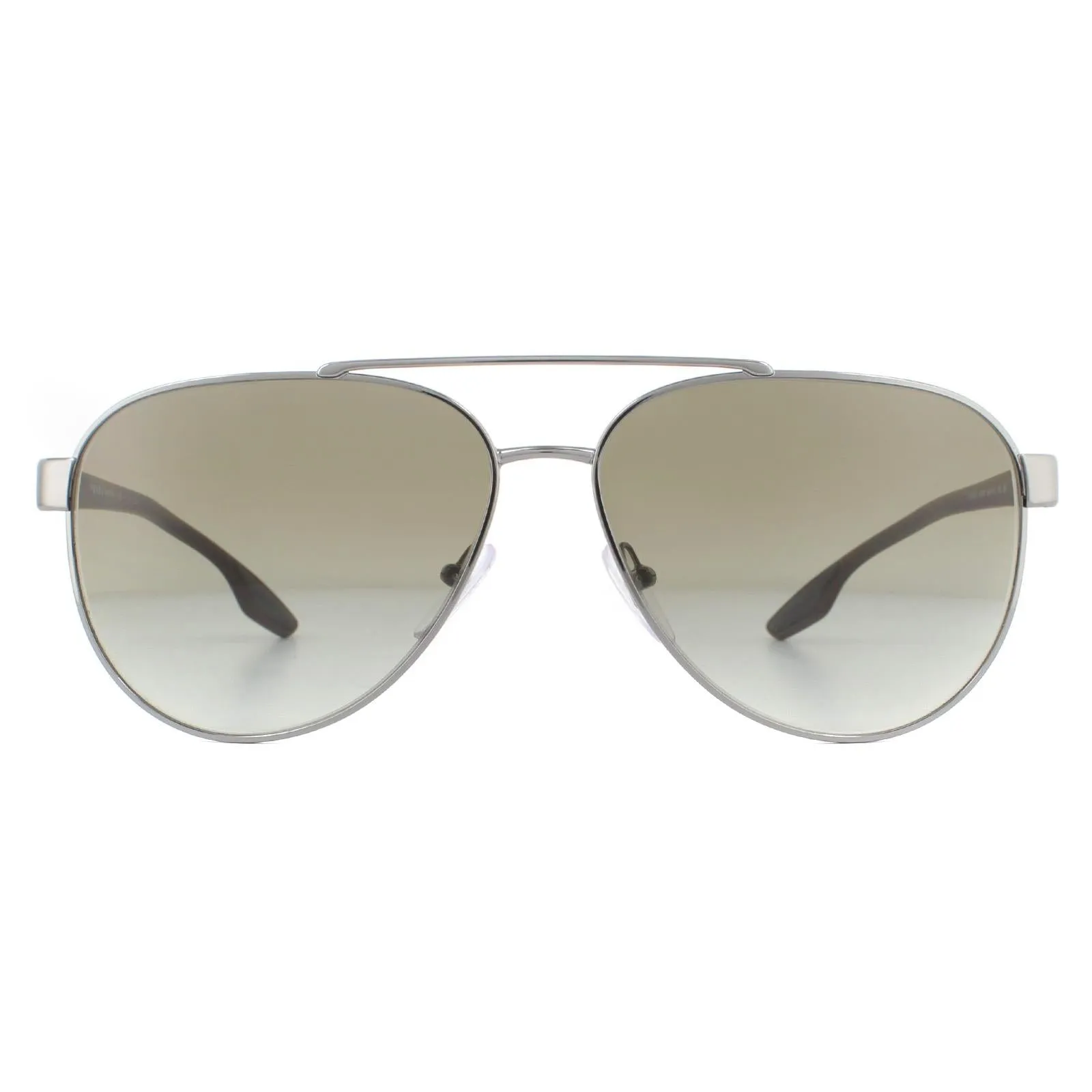 Prada Sport Sunglasses PS54TS 5AV1X1 Gunmetal Green Gradient 61mm